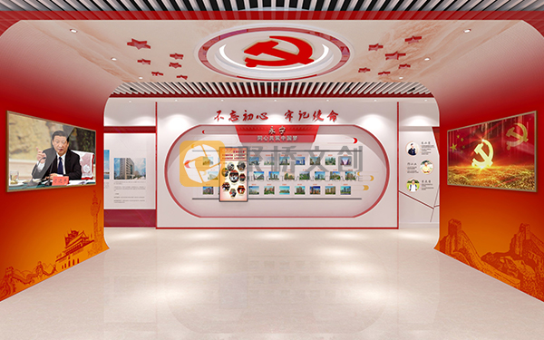紅色文化展館設計,主題展館展廳建設